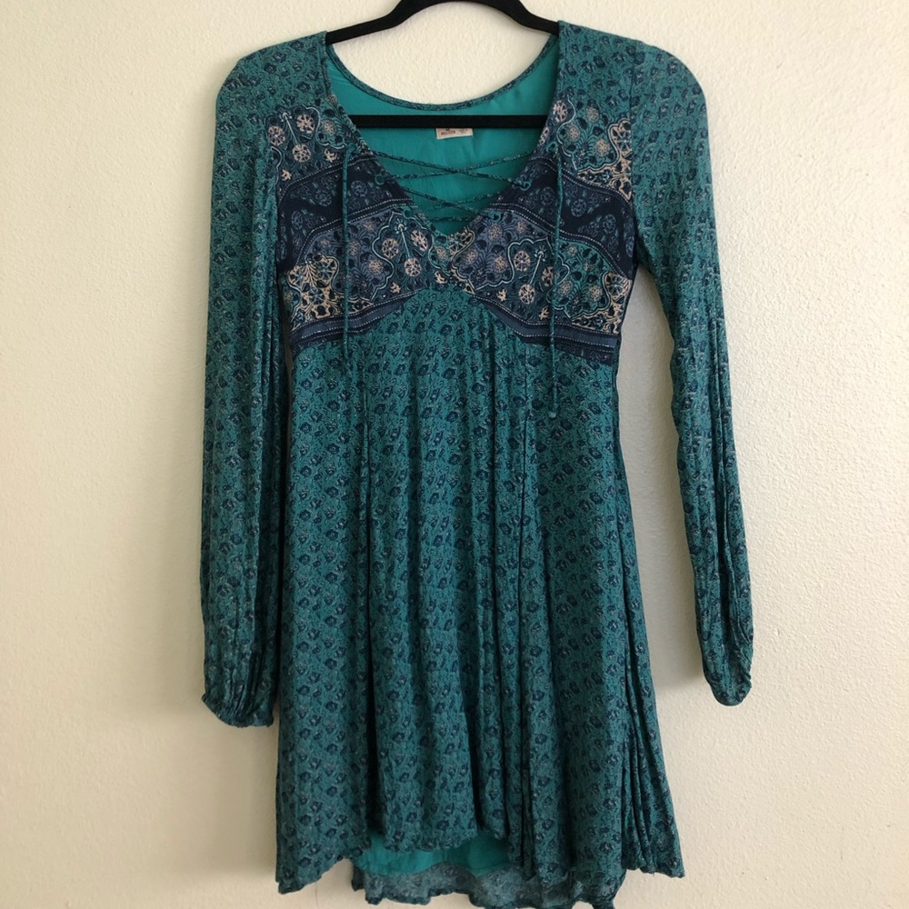 Teal Hollister Dress